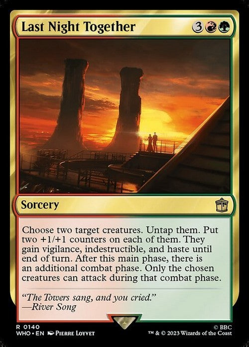 Last Night Together ~ Commander: Doctor Who [ NearMint ] [ Magic MTG ]
