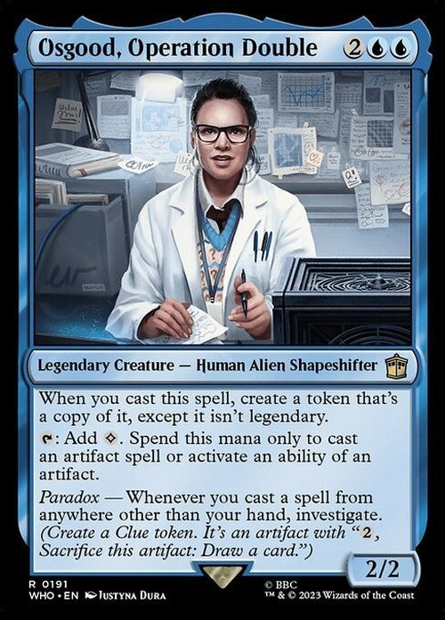 Osgood, Operation Double ~ Commander: Doctor Who [ NearMint ] [ Magic MTG ]