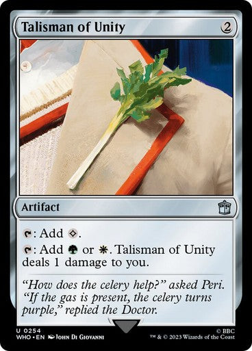 Talisman of Unity ~ Commander: Doctor Who [ NearMint ] [ Magic MTG ]