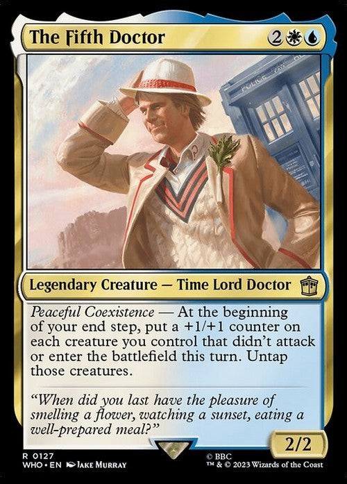The Fifth Doctor ~ Commander: Doctor Who [ NearMint ] [ Magic MTG ]