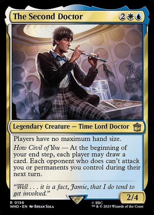 The Second Doctor ~ Commander: Doctor Who [ NearMint ] [ Magic MTG ]
