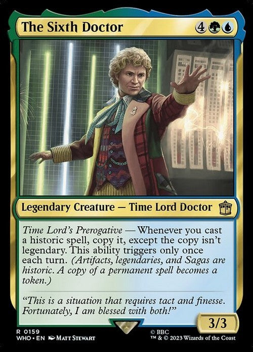 The Sixth Doctor ~ Commander: Doctor Who [ NearMint ] [ Magic MTG ]