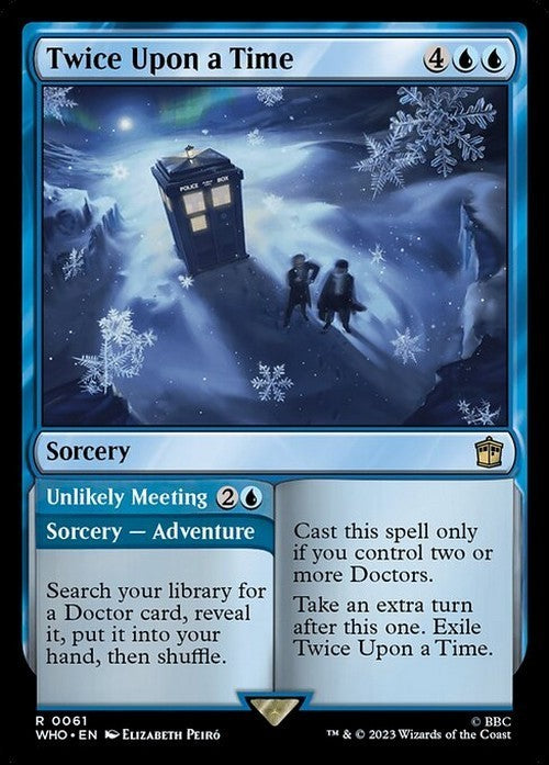 Twice Upon a Time ~ Commander: Doctor Who [ NearMint ] [ Magic MTG ]