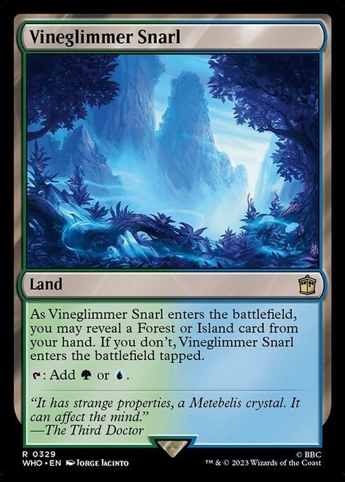 Vineglimmer Snarl ~ Commander: Doctor Who [ NearMint ] [ Magic MTG ]