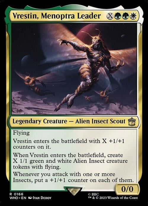 Vrestin, Menoptra Leader ~ Commander: Doctor Who [ NearMint ] [ Magic MTG ]