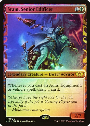 FOIL Sram, Senior Edificer ~ Multiverse Legends [ NM ] [ Magic MTG ]