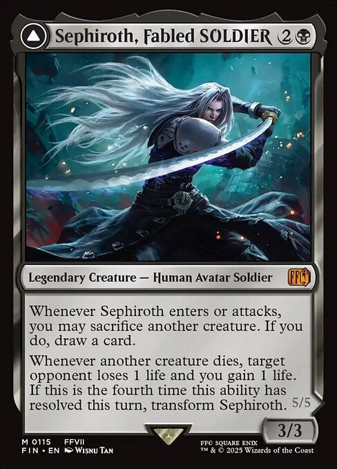 Sephiroth, Fabled SOLDIER ~ Final Fantasy [ NM ] [ Magic MTG ]