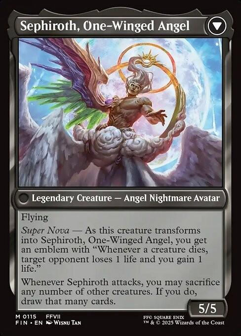 Sephiroth, Fabled SOLDIER ~ Final Fantasy [ NM ] [ Magic MTG ]