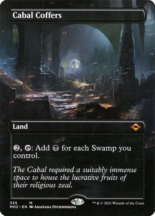 BORDERLESS Cabal Coffers ~ Modern Horizons 2 [ NearMint ] [ Magic MTG ]