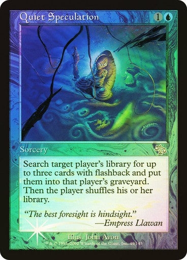 FOIL Quiet Speculation ~ Judgment [ Excellent ] [ Magic MTG ]