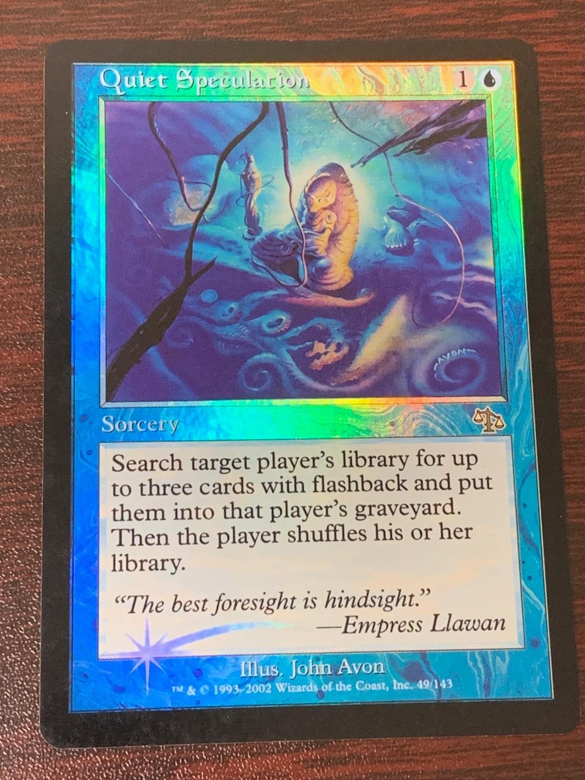 FOIL Quiet Speculation ~ Judgment [ Excellent ] [ Magic MTG ]