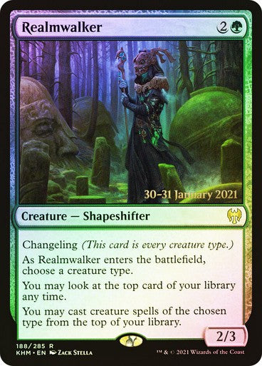 FOIL Realmwalker ~ Prerelease Kaldheim [ NearMint ] [ Magic MTG ]