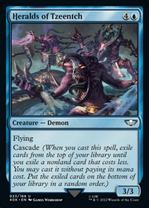 Heralds of Tzeentch ~ Commander: Warhammer 40,000 [ NearMint ] [ Magic MTG ]