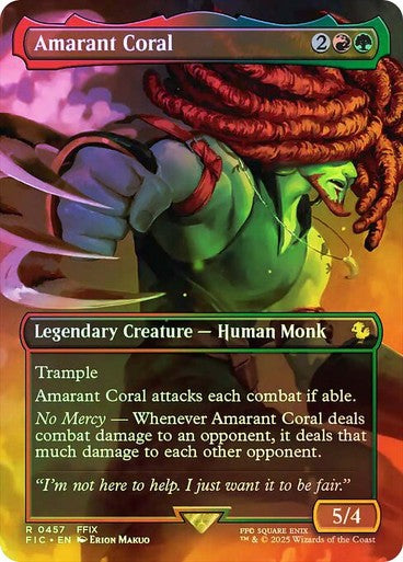 FOIL Amarant Coral ~ Commander: Final Fantasy [ NM ] [ Magic MTG ]