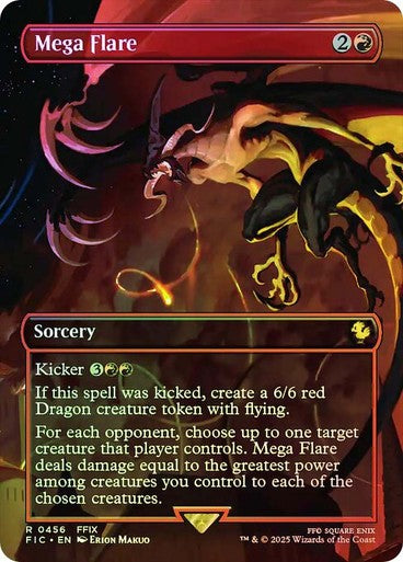 FOIL Mega Flare ~ Commander: Final Fantasy [ NM ] [ Magic MTG ]