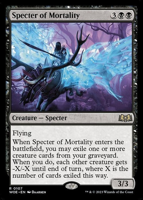 Specter of Mortality ~ Wilds of Eldraine [ NM ] [ Magic MTG ]