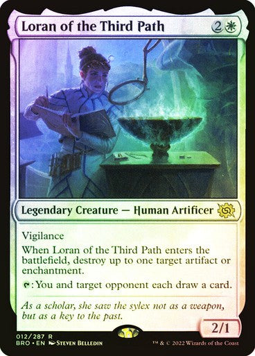 FOIL Loran of the Third Path ~ The Brothers' War [ NearMint ] [ Magic MTG ]