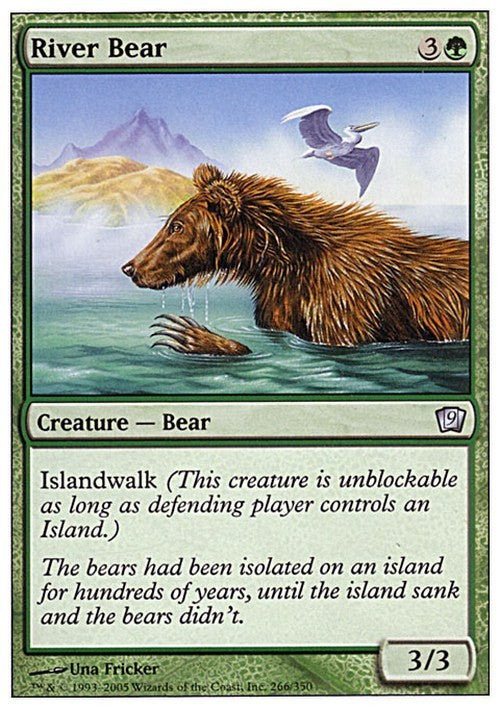 River Bear ~ Ninth Edition [ Excellent ] [ Magic MTG ] - London Magic Traders Ltd
