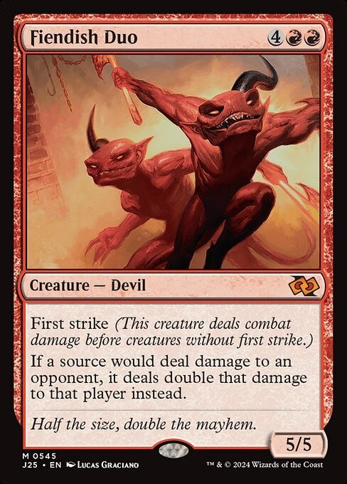 Fiendish Duo ~ Jumpstart 2025 [ NearMint ] [ Magic MTG ]