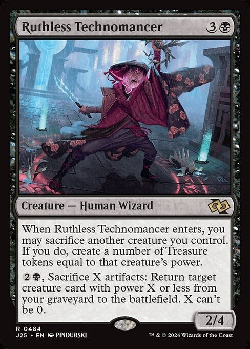 Ruthless Technomancer ~ Jumpstart 2025 [ NearMint ] [ Magic MTG ]