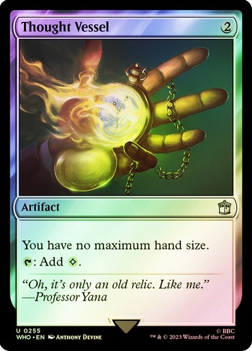 FOIL Thought Vessel ~ Commander: Doctor Who [ NearMint ] [ Magic MTG ]