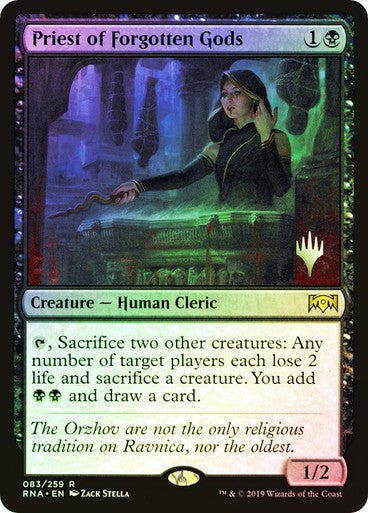 FOIL Priest of Forgotten Gods ~ PROMO PACK [ NearMint ] [ Magic MTG ]