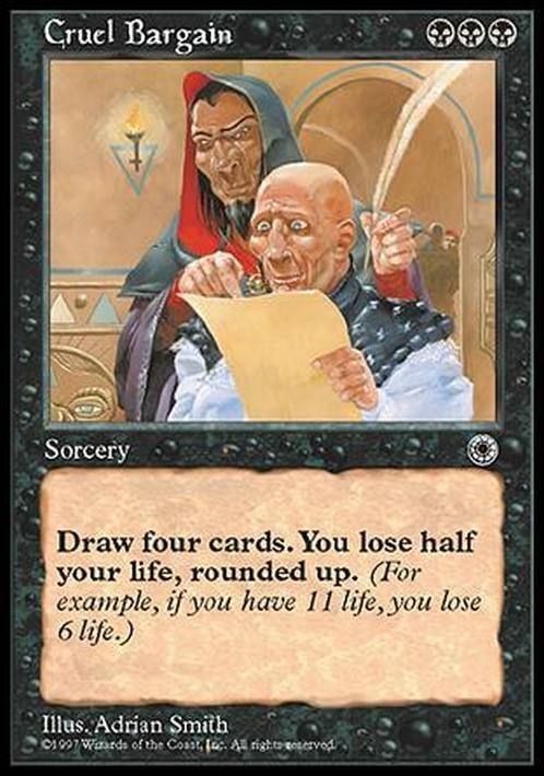 Cruel Bargain ~ Portal [ Excellent ] [ Magic MTG ]