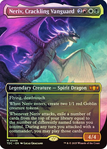 FOIL Neriv, Crackling Vanguard ~ Commander: Tarkir: Dragonstorm [ Magic MTG ]