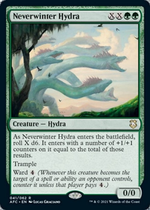 Neverwinter Hydra ~ Commander: Adventures Forgotten Realms [ NM ] [ MTG ]