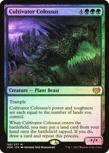 FOIL Cultivator Colossus ~ Crimson Vow [ NearMint ] [ Magic MTG ] - London Magic Traders Ltd