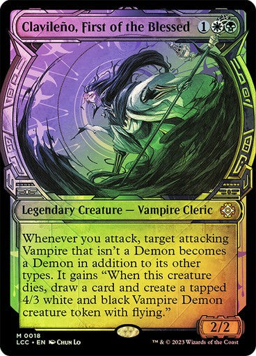 FOIL SHOWCASE Clavileno, First of the Blessed ~ Commander: Lost Caverns Ixalan