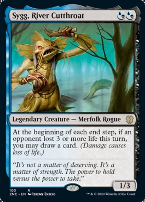 Sygg, River Cutthroat~ Commander: Zendikar Rising [ NearMint ] [ Magic MTG ] - London Magic Traders Ltd