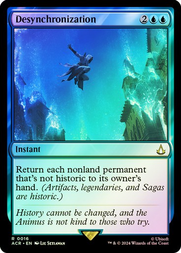 FOIL Desynchronization ~ Assassin's Creed [ NearMint ] [ Magic MTG ] - London Magic Traders Ltd