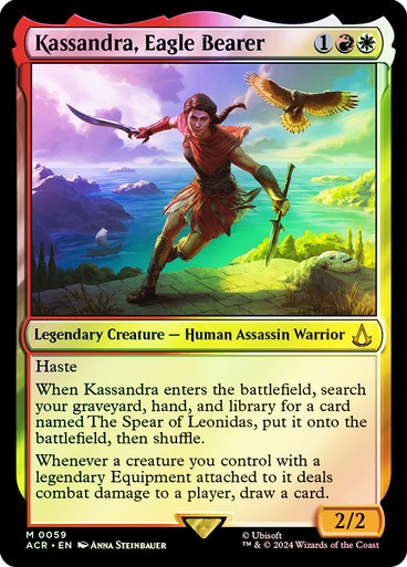 FOIL Kassandra, Eagle Bearer ~ Assassin's Creed [ NM ] [ Magic MTG ] - London Magic Traders Ltd