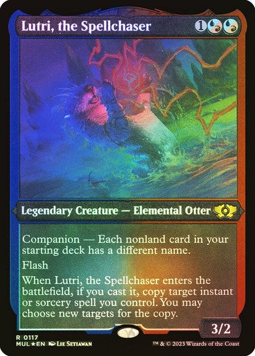 FOIL ETCHED Lutri, the Spellchaser ~ Multiverse Legends [ NM ] [ Magic MTG ]