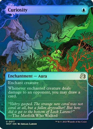 FOIL Curiosity ~ Wilds of Eldraine: Enchanting Tales [ NM ] [ MTG ] - London Magic Traders Ltd