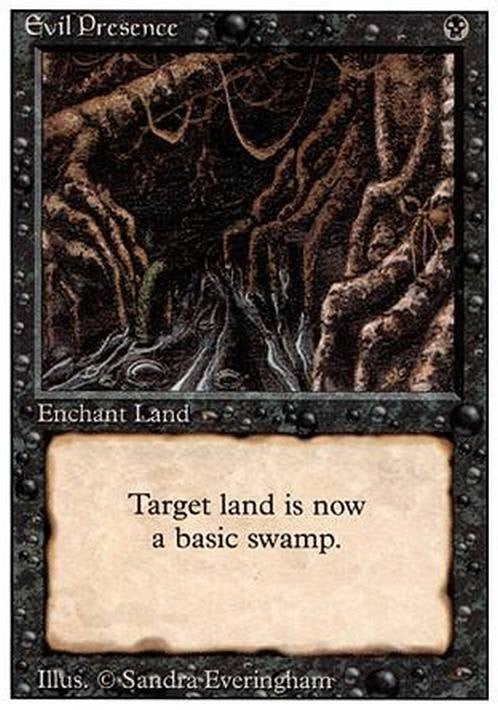 Evil Presence ~ Revised [ Excellent ] [ Magic MTG ] - London Magic Traders Ltd