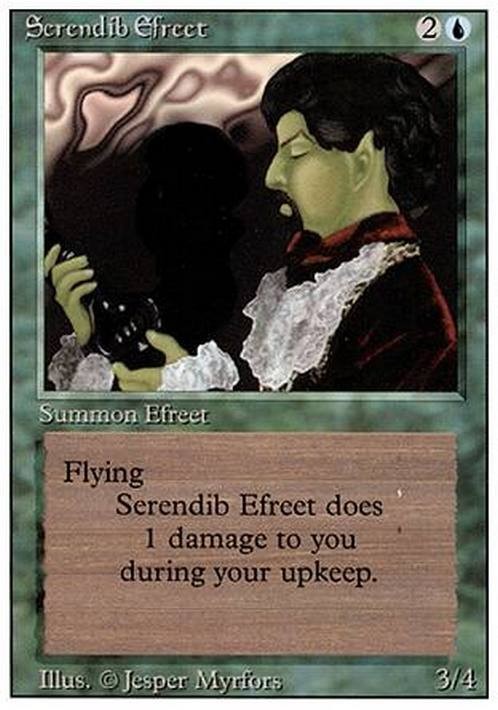 Serendib Efreet ~ Revised [ Excellent ] [ Magic MTG ] - London Magic Traders Ltd