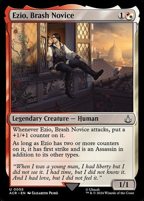 Ezio, Brash Novice ~ Assassin's Creed [ NM ] [ Magic MTG ] - London Magic Traders Ltd