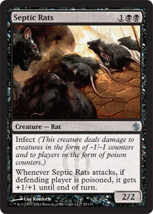 Septic Rats ~ Mirrodin Besieged [ Excellent ] [ Magic MTG ] - London Magic Traders Ltd