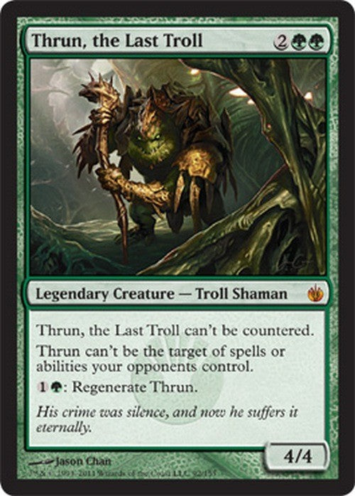 Thrun, the Last Troll ~ Mirrodin Besieged [ Excellent ] [ Magic MTG ] - London Magic Traders Ltd