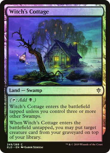 FOIL Witch's Cottage ~ Throne of Eldraine [ NearMint ] [ Magic MTG ] - London Magic Traders Ltd