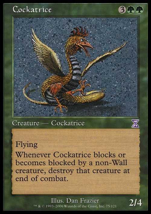 Cockatrice ~ Time Spiral [ Excellent ] [ Magic MTG ] - London Magic Traders Ltd