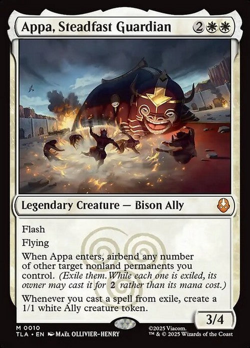 Appa, Steadfast Guardian ~ Avatar: The Last Airbender [ NearMint ] [ Magic MTG ] - London Magic Traders Ltd
