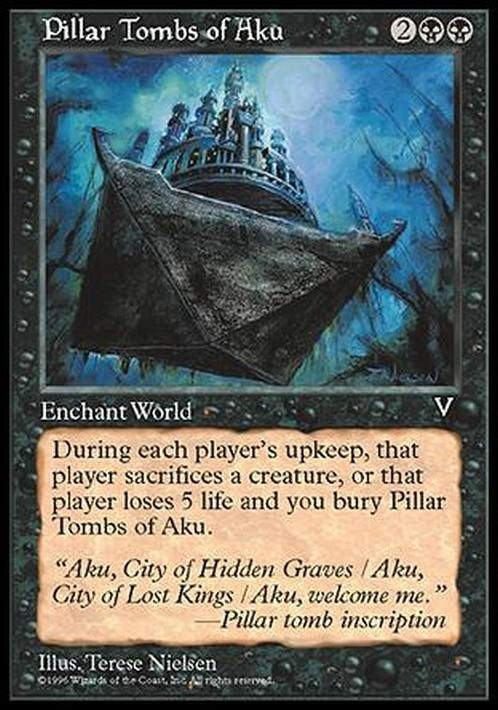 Pillar Tombs of Aku ~ Visions [ PLAYED ] [ Magic MTG ]