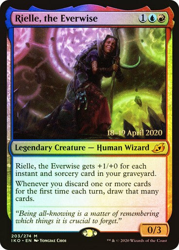 FOIL Rielle, the Everwise ~ Prerelease Ikoria [ NearMint ] [ Magic MTG ]