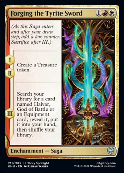 Forging the Tyrite Sword ~ Kaldheim [ NearMint ] [ Magic MTG ]