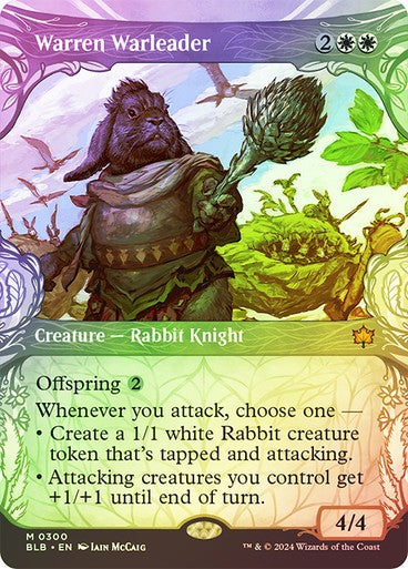 FOIL SHOWCASE Warren Warleader ~ Bloomburrow [ NM ] [ Magic MTG ]