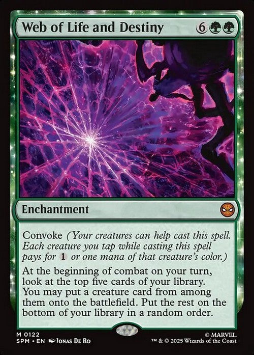 Web of Life and Destiny ~ Spider-Man [ NM ] [ Magic MTG ]