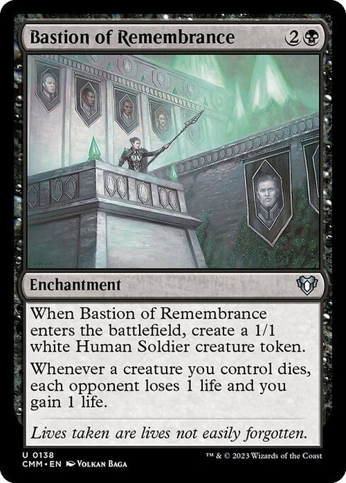 Bastion of Remembrance ~ Commander Masters [ NM ] [ Magic MTG ]